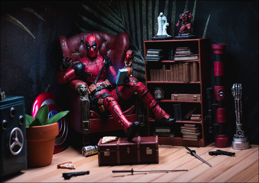 Deadpool, Marvel - plakat Wymiar do wyboru: 50x40 cm