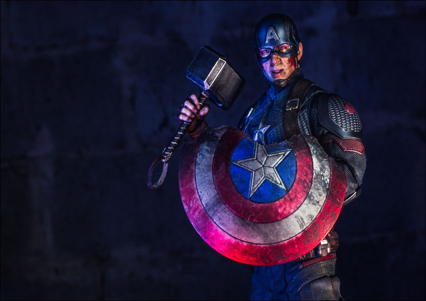 Kapitan Ameryka, Avengers Endgame Ver1 - plakat Wymiar do wyboru: 100x70 cm
