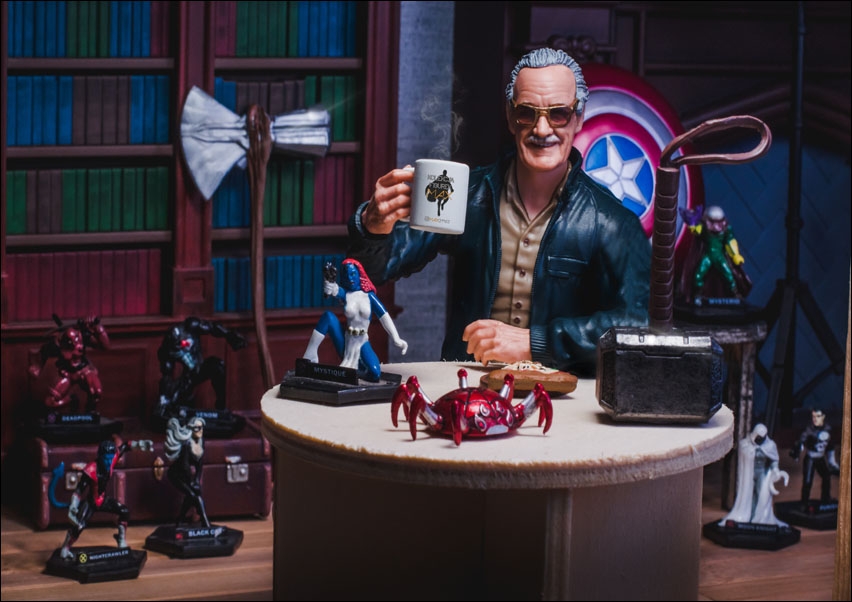 Stan Lee, Marvel - plakat Wymiar do wyboru: 59,4x42 cm