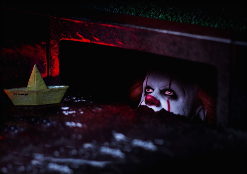 Pennywise IT - plakat Wymiar do wyboru: 100x70 cm
