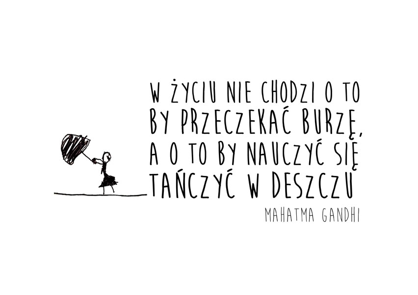Tańczyć w Deszczu - plakat Wymiar do wyboru: 50x40 cm
