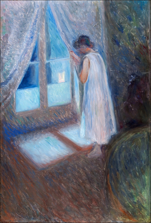 The Girl by the Window (1893), Edvard Munch -  plakat Wymiar do wyboru: 30x40 cm