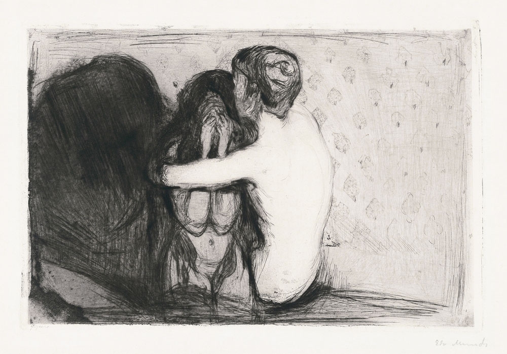 Consolation (1894), Edvard Munch -  plakat Wymiar do wyboru: 50x70 cm