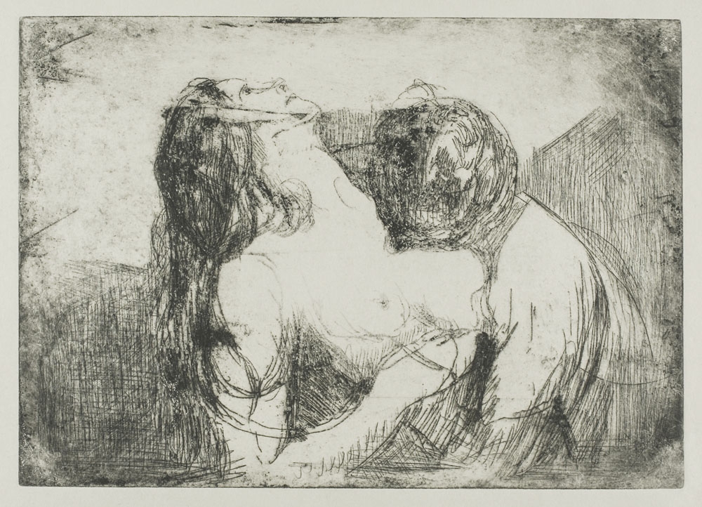 The Bite (1914), Edvard Munch -  plakat Wymiar do wyboru: 40x60 cm