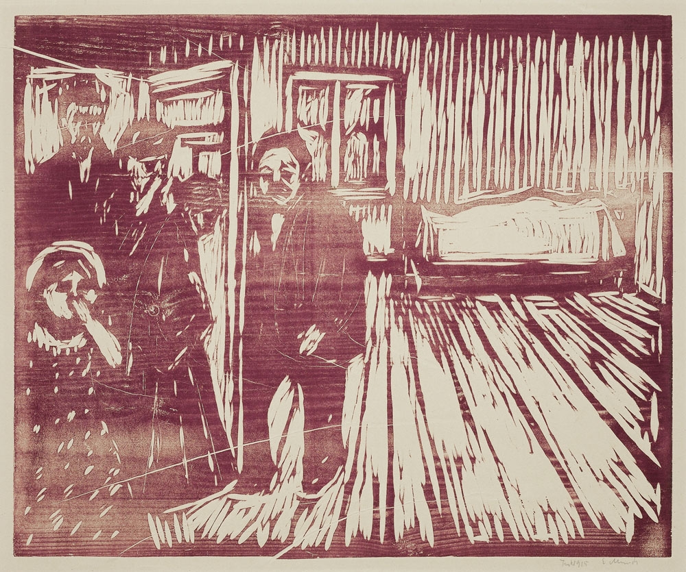 The Smell of Death (1915), Edvard Munch -  plakat Wymiar do wyboru: 30x40 cm