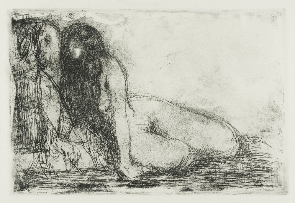 Secret (1913), Edvard Munch -  plakat Wymiar do wyboru: 61x91,5 cm