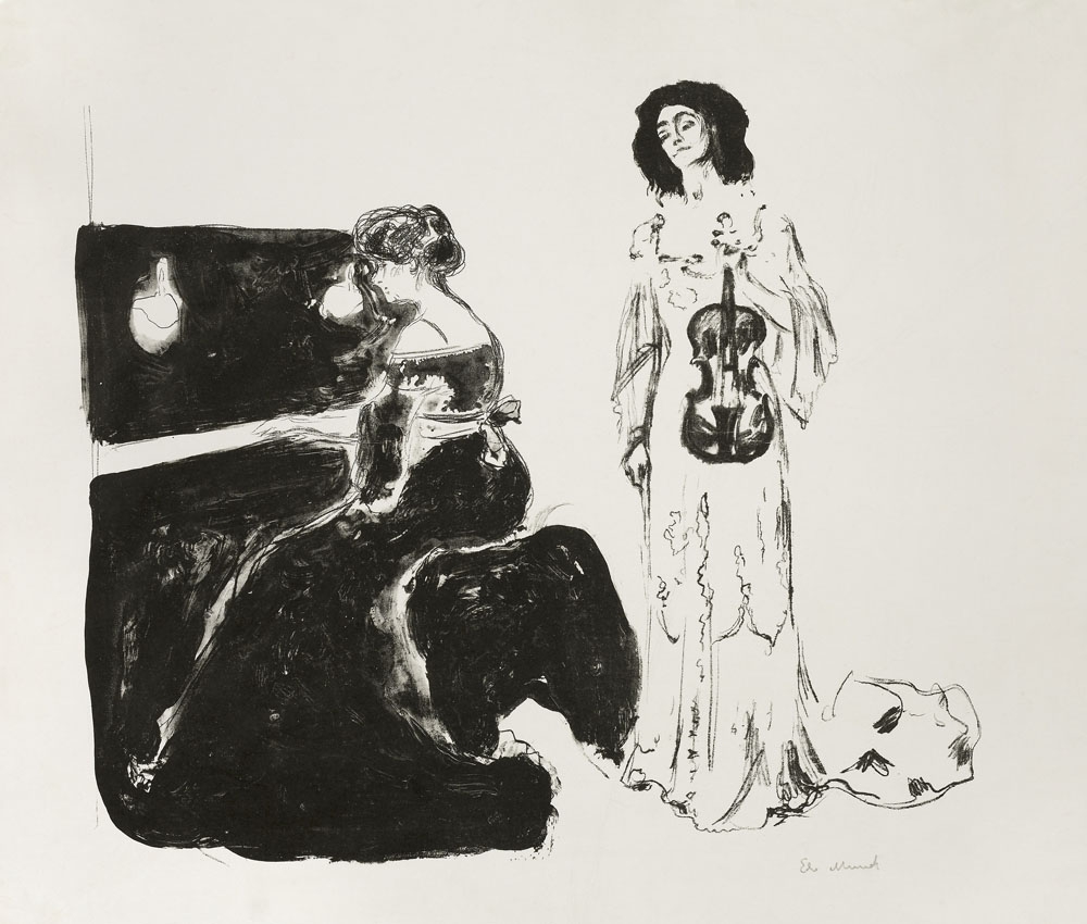The Violin Concert (1903), Edvard Munch -  plakat Wymiar do wyboru: 50x70 cm