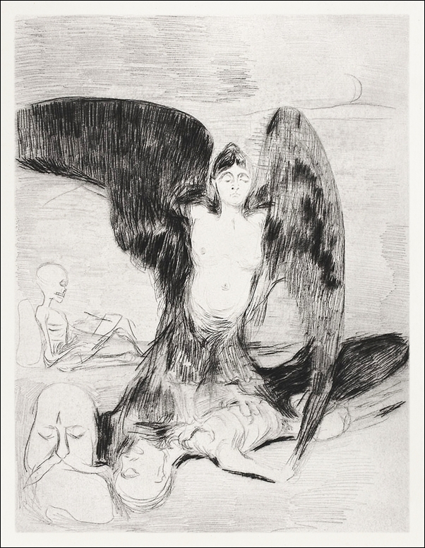 Harpy (1894), Edvard Munch -  plakat Wymiar do wyboru: 70x100 cm