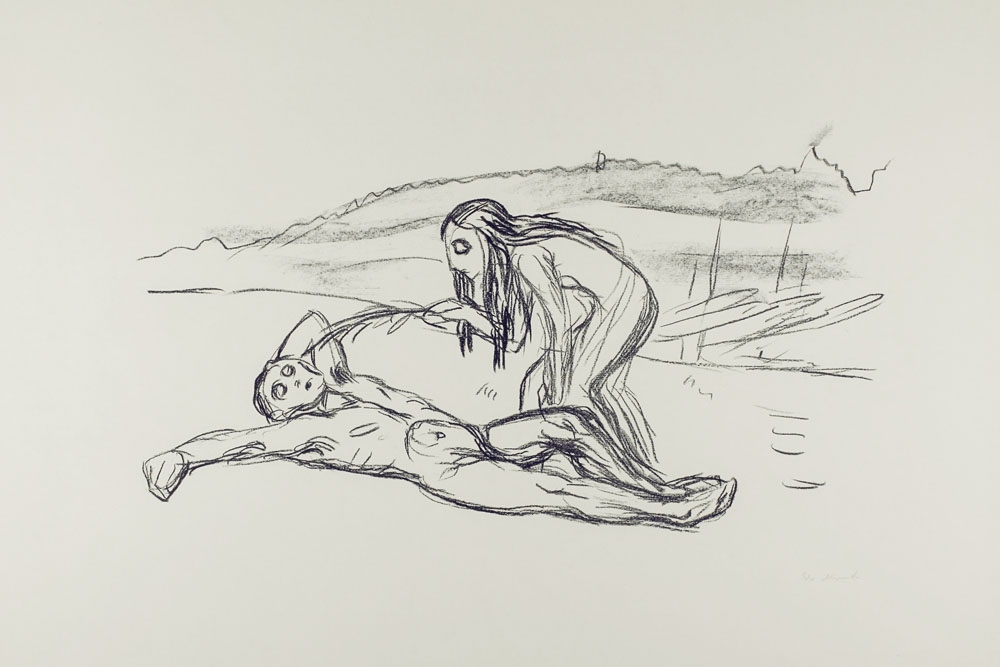 Alpha and Omega (ca. 1908–1909), Edvard Munch -  plakat Wymiar do wyboru: 61x91,5 cm