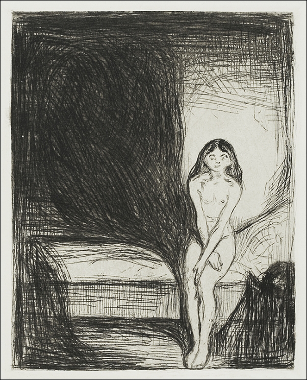 Puberty (1902), Edvard Munch -  plakat Wymiar do wyboru: 70x100 cm