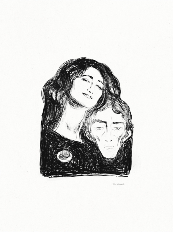 Salome (1903), Edvard Munch -  plakat Wymiar do wyboru: 40x50 cm