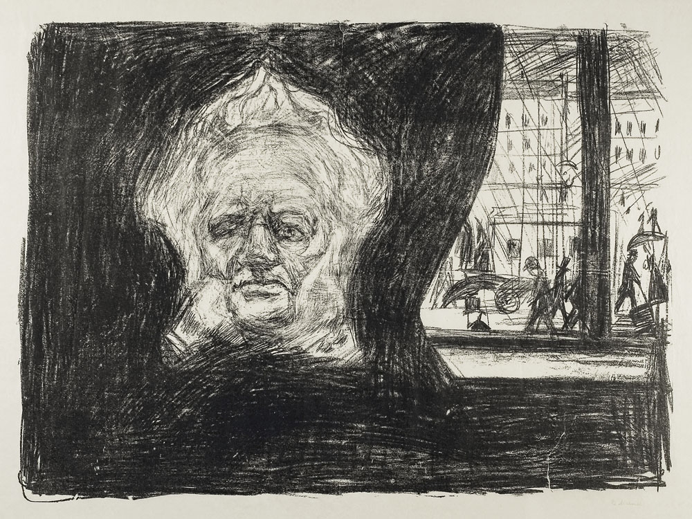 Henrik Ibsen at the Grand Café (1902), Edvard Munch -  plakat Wymiar do wyboru: 70x100 cm