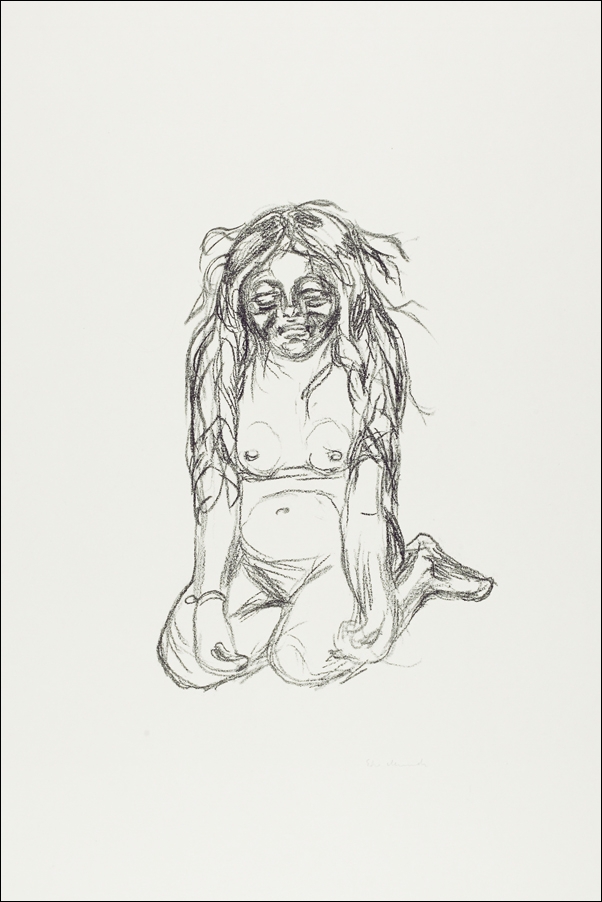 Omega Weeping (ca. 1908–1909), Edvard Munch -  plakat Wymiar do wyboru: 50x70 cm
