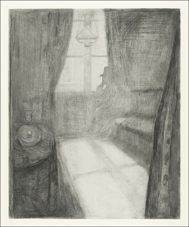 Moonlight. Night in Saint Cloud (1895), Edvard Munch -  plakat Wymiar do wyboru: 70x100 cm