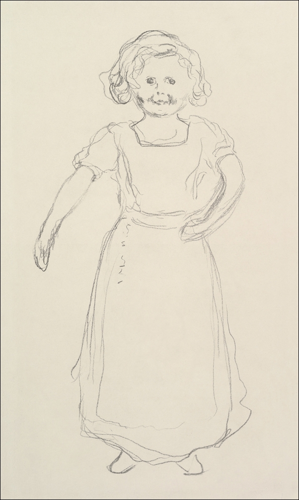 Pernille Kirkeby ll, Little Norwegian Girl Running (1908-1909), Edvard Munch -  plakat Wymiar do wyboru: 30x40 cm