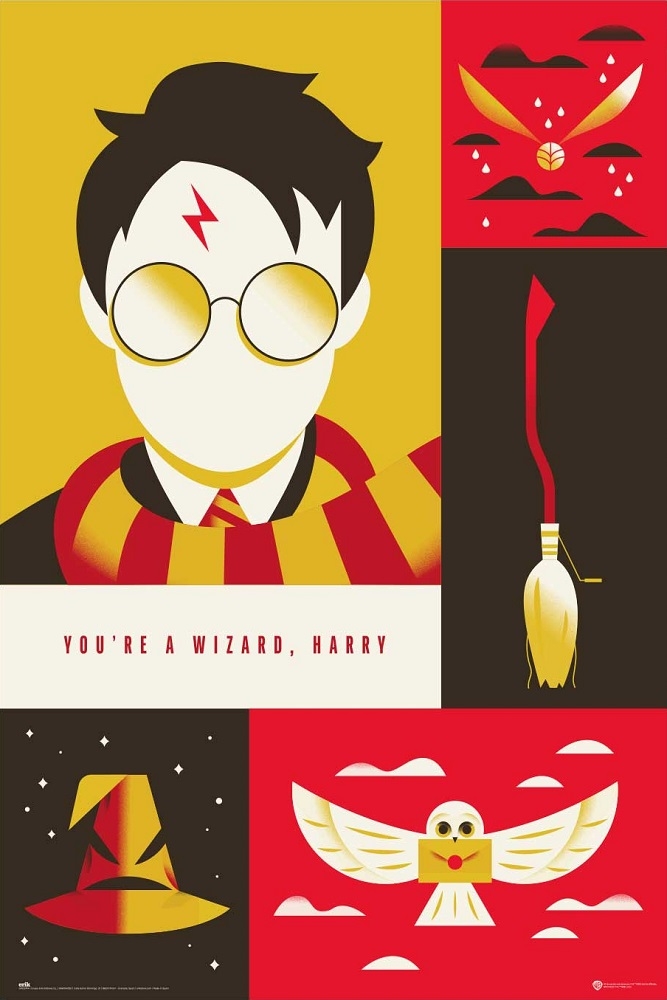 Harry Potter 100lat Warner Bros - plakat