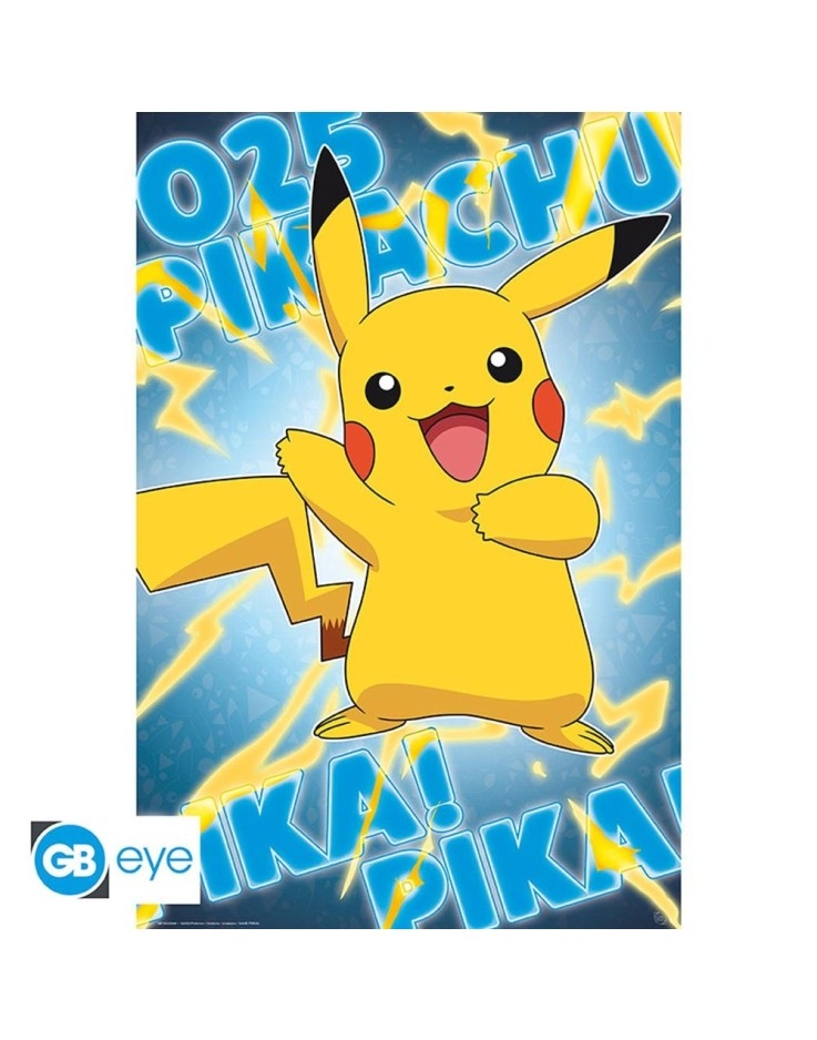Pokemony Pikachu - plakat