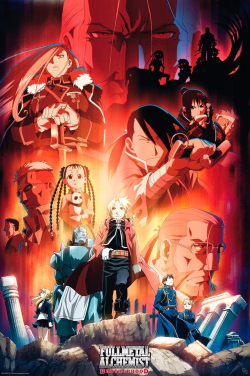 Fullmetal Alchemist Bohaterowie - plakat