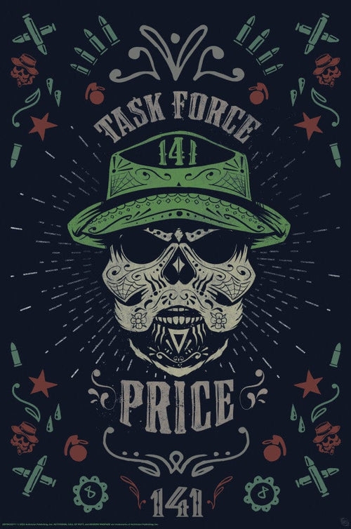 Call of Duty Captain Price Task Force 141 - plakat