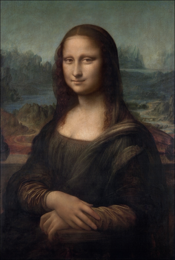 Portrait of Mona Lisa del Giocondo (1503–1506), Leonardo Da Vinci -  plakat Wymiar do wyboru: 40x50 cm