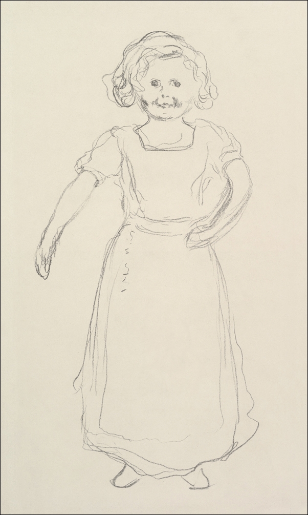 Pernille Kirkeby ll, Little Norwegian Girl Running (1908-1909), Edvard Munch -  plakat Wymiar do wyboru: 59,4x84,1 cm