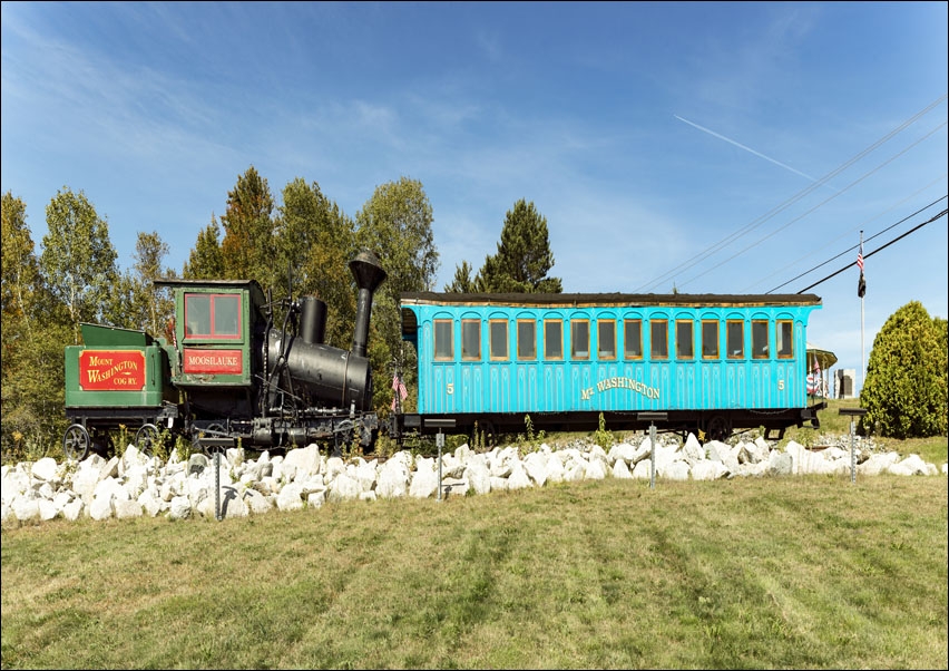 Mount Washington Cog Railway in Twin Mountain, New Hampshire., Carol Highsmith - plakat 50x40 cm