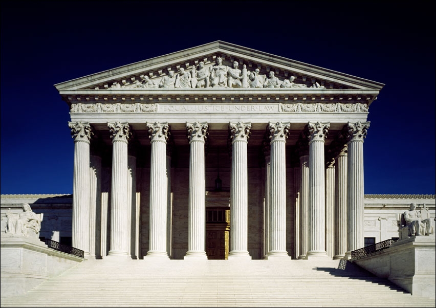 The Supreme Court Building on 1 First Street, NE., Carol Highsmith - plakat 40x30 cm