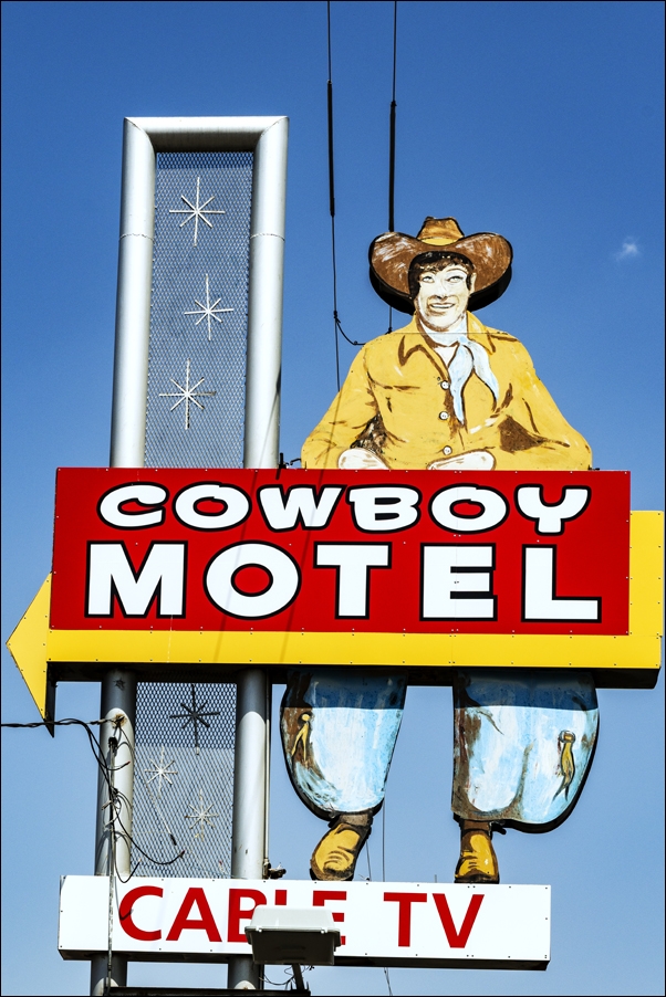 The Horseshoe Casino’s neon sign, Carol Highsmith - plakat 50x70 cm