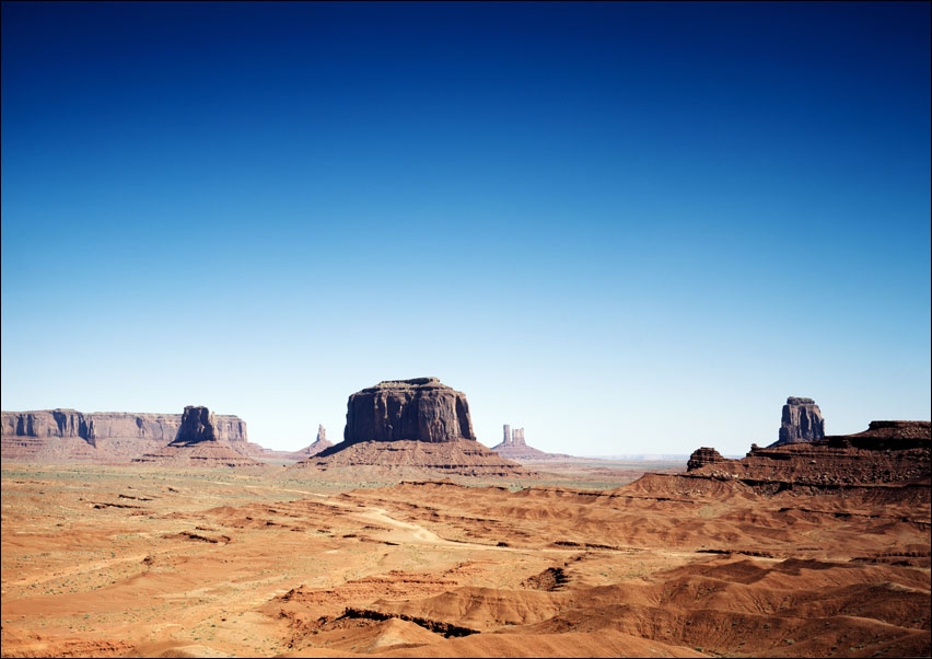 View of Monument Valley in Arizona, USA., Carol Highsmith - plakat 70x50 cm