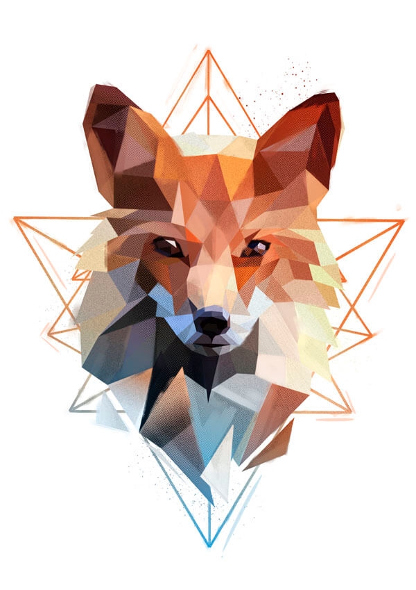 Lis - plakat Wymiar do wyboru: 30x40 cm