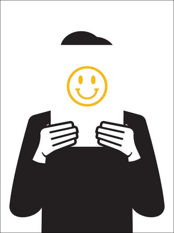 Uśmiech - plakat Wymiar do wyboru: 40x50 cm