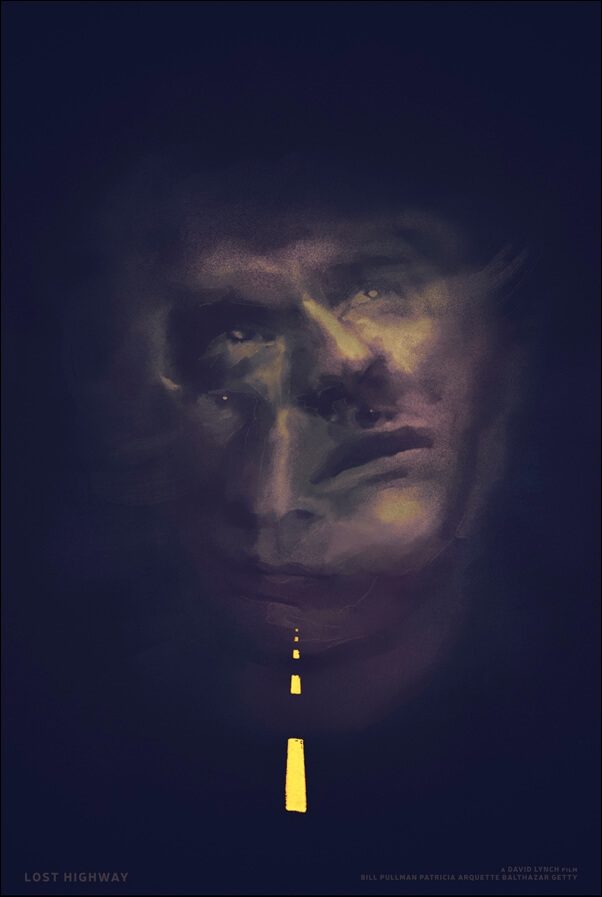 Zagubiona Autostrada Lost highway flatt - plakat premium Wymiar do wyboru: 30x40 cm