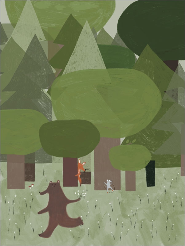 Leśne sprawy - plakat Wymiar do wyboru: 70x100 cm