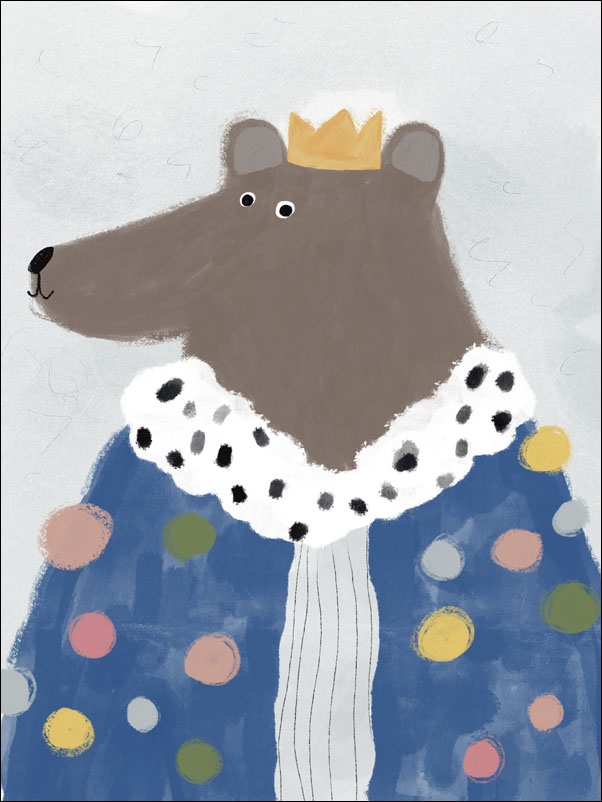 Król niedźwiedź - plakat Wymiar do wyboru: 30x40 cm