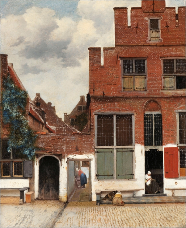 Young Woman with a Lute, Jan Vermeer - plakat 70x100 cm