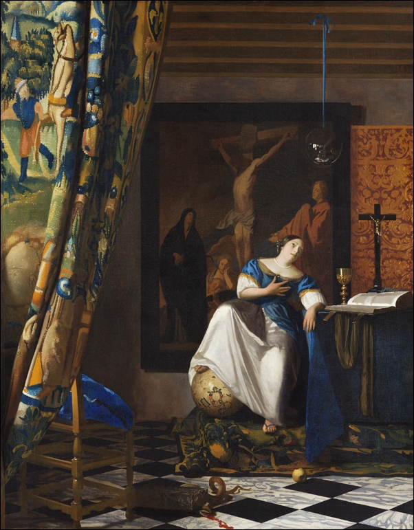 The Milkmaid, Jan Vermeer - plakat 70x100 cm