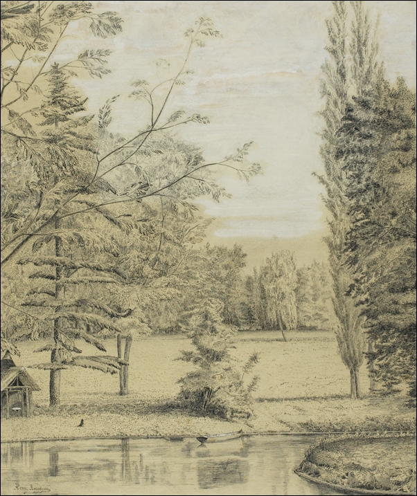 Mess Downstream, the Auteuil Quai, Henri Rousseau - plakat 40x50 cm