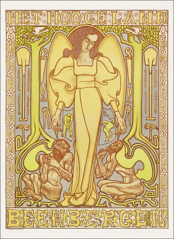 Labor for the woman, Jan Toorop - plakat 61x91,5 cm
