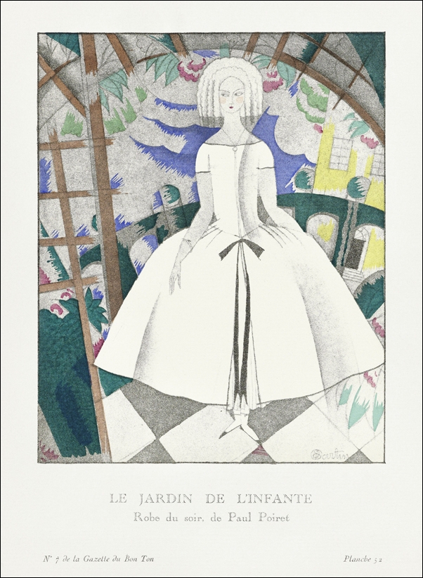 Robe en linon, Charles Martin - plakat 70x100 cm
