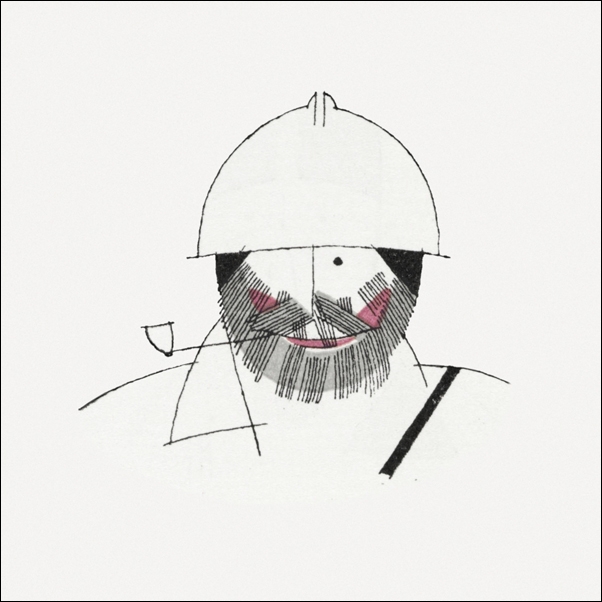 Capitaine George - plakat 40x40 cm