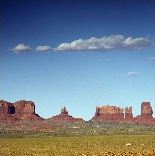 Monument Valley, Carol Highsmith - plakat 40x40 cm