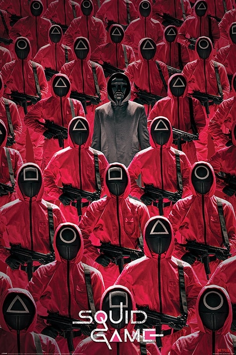 Squid Game Crowd - plakat 61x91,5 cm