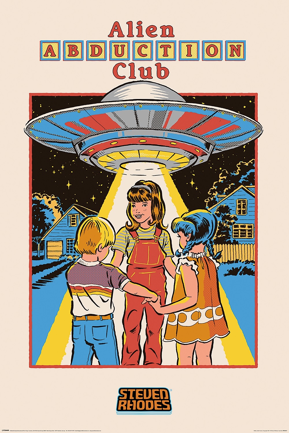 Steven Rhodes Alien Abduction Club - plakat 61x91,5 cm