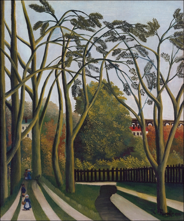 The Past and the Present, or Philosophical Thought, Henri Rousseau - plakat 70x100 cm