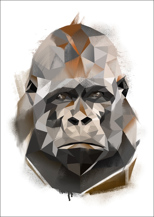 Goryl - plakat Wymiar do wyboru: 40x50 cm