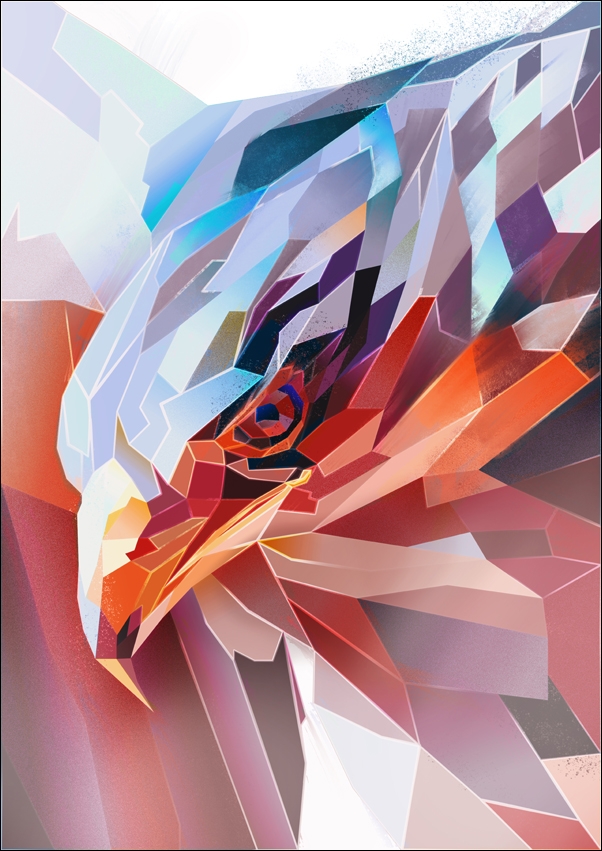 Orzeł IV - plakat Wymiar do wyboru: 40x50 cm