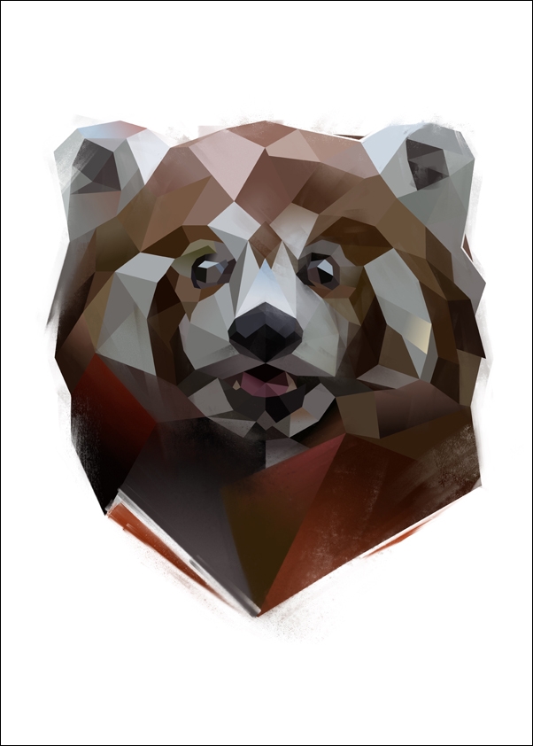 Redpanda - plakat Wymiar do wyboru: 70x100 cm