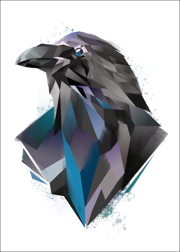 Raven - plakat Wymiar do wyboru: 61x91,5 cm