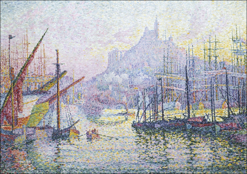 Notre Dame de la Garde, Paul Signac - plakat 70x50 cm