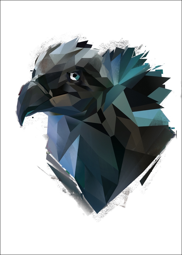 Sęp - plakat Wymiar do wyboru: 50x70 cm